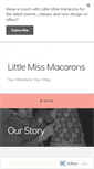 Mobile Screenshot of littlemissmacarons.com